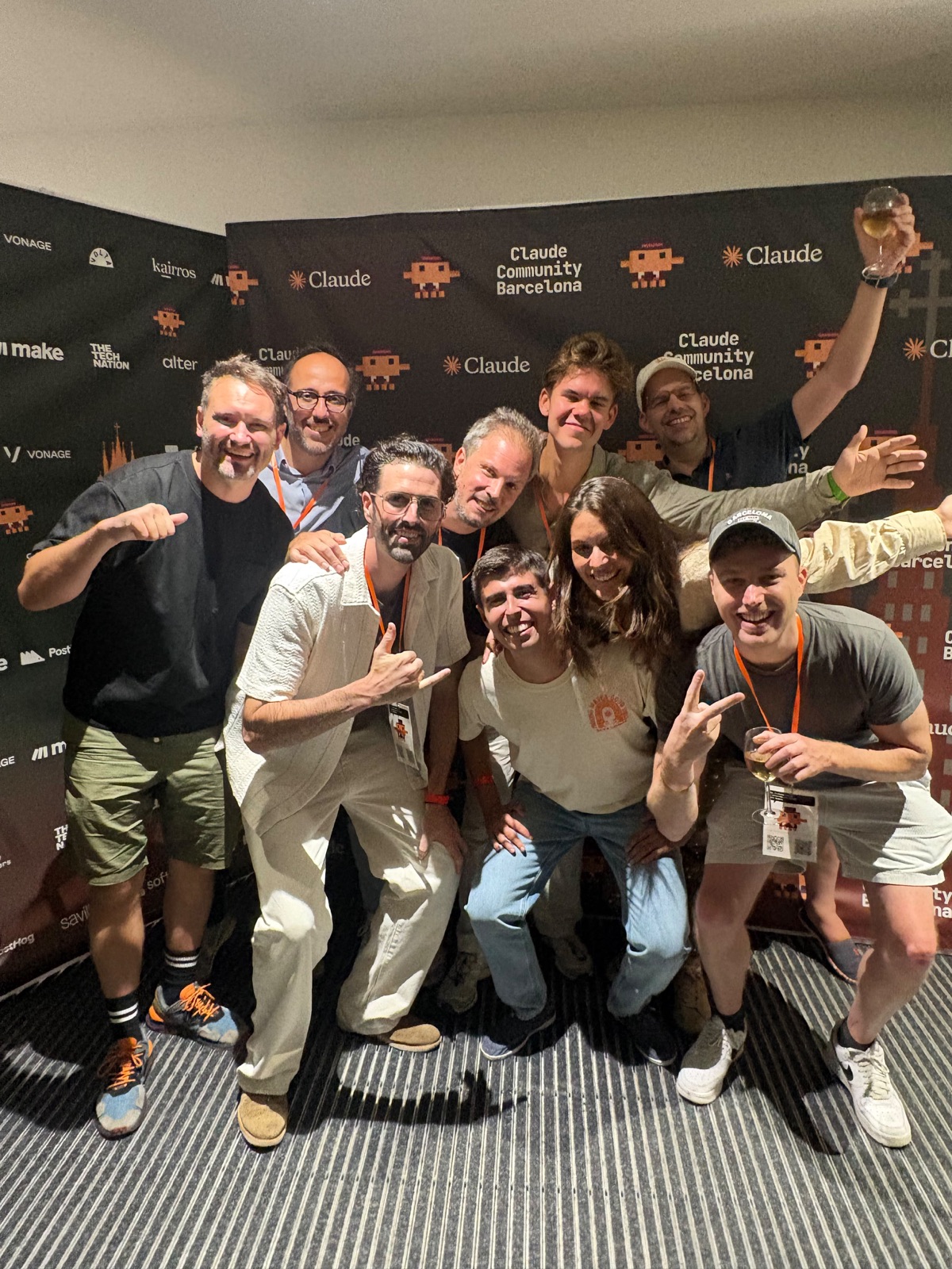 Photocall, the crew